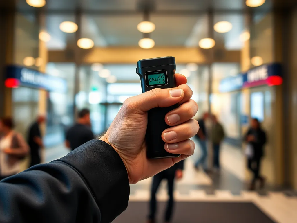 Czy pracownik ochrony może badać alkomatem?