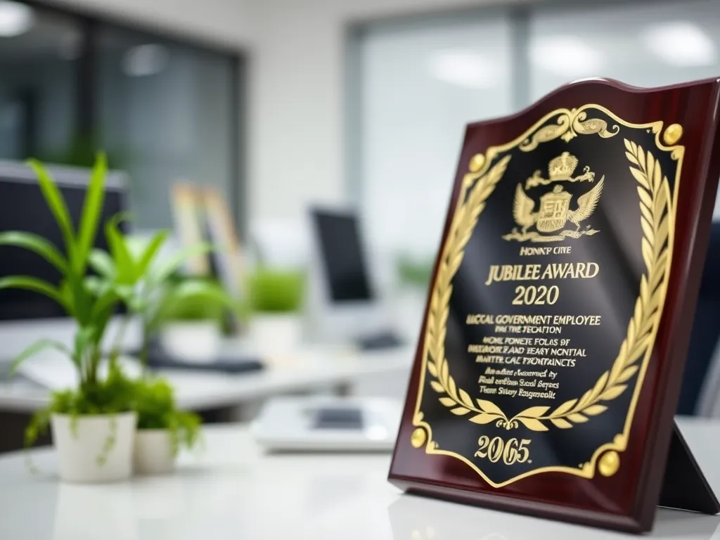 Nagroda jubileuszowa – pracownik samorządowy